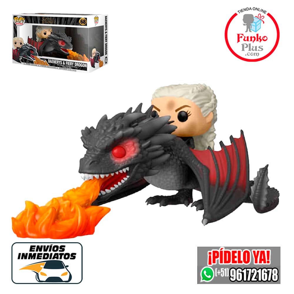 Funko Pop Juego de Tronos Daenerys dragón