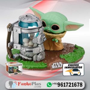 Funko Pop Star Wars Mandalorian Baby Yoda con Canasta