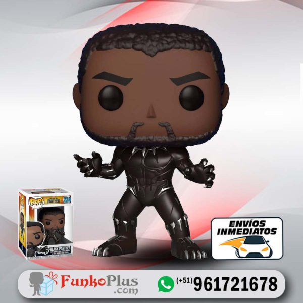Funko Pop Marvel Black Panther Pantera Negra