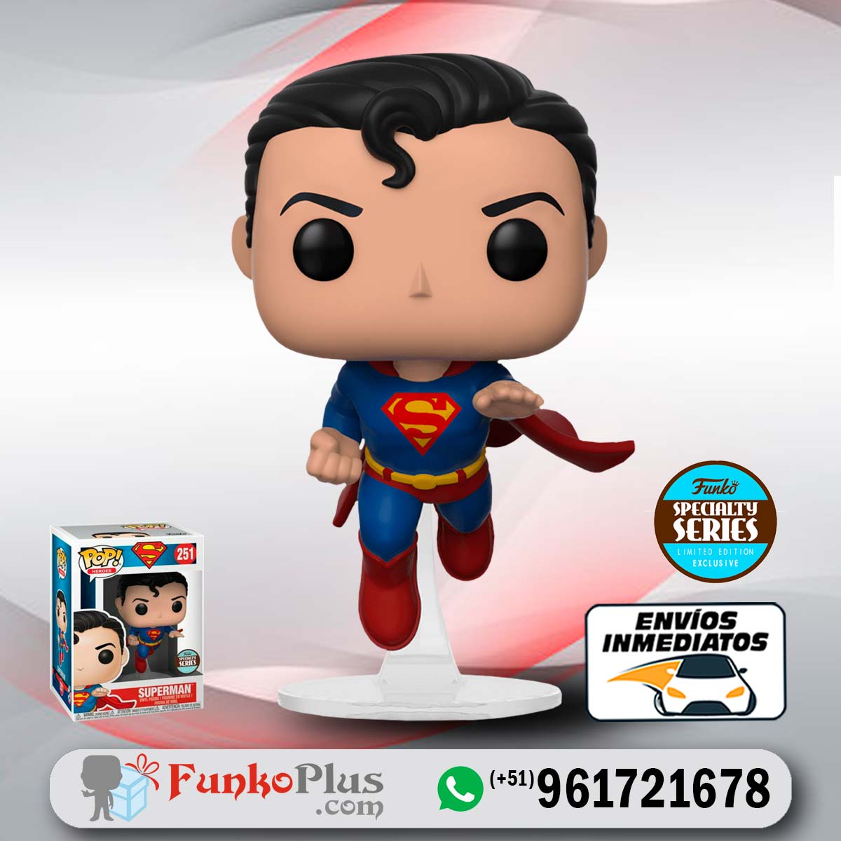 Funko Pop Dc Comics Superman Volando