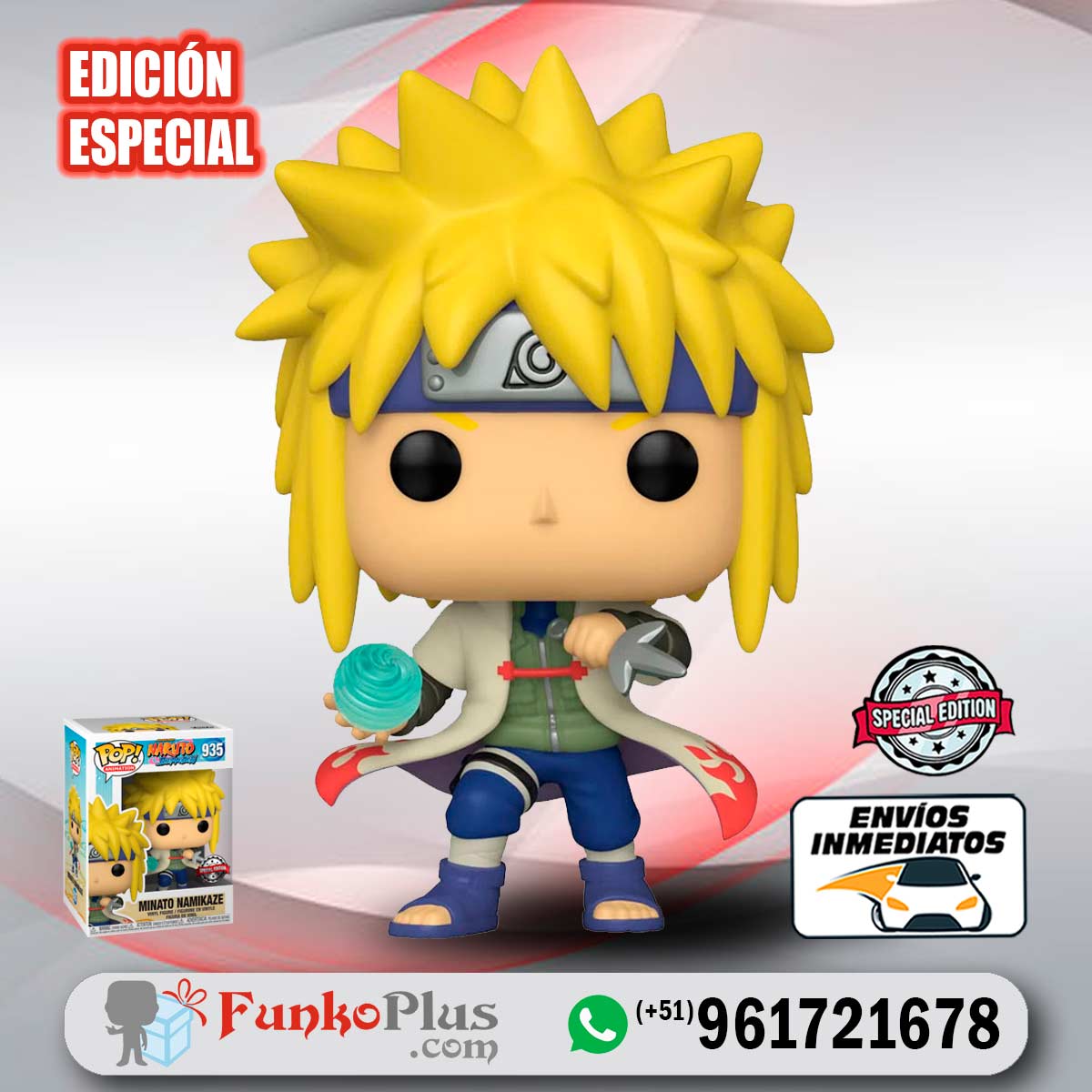 Dia Dos Namorados Funko Naruto Shippuden Minato Rasengan