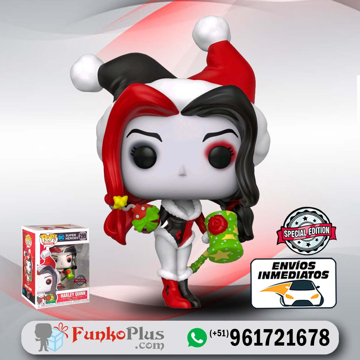 Funko Pop Dc Comics Harley Quinn Navidad