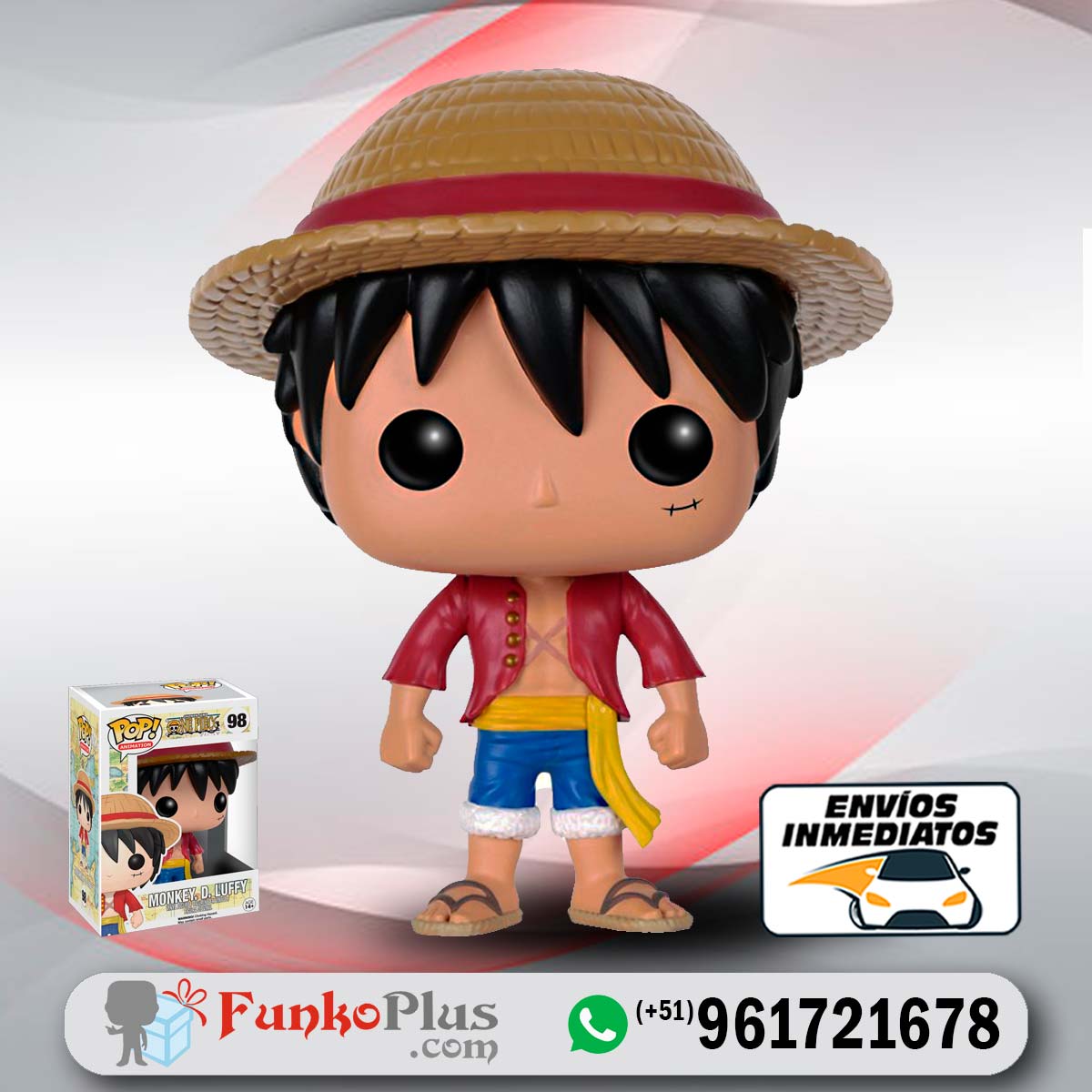 Funko Pop One Piece Monkey D Luffy