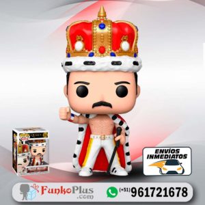 Funko Pop Queen Freddie Mercury Corona del Rey