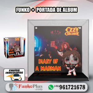 Funko Pop Album Cover Música Rock Ozzy Osbourne Diary of a Madman