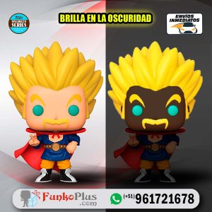 Funko Pop Dragon Ball Mr Satan Super Saiyan GLOW Brilla en la oscuridad 818