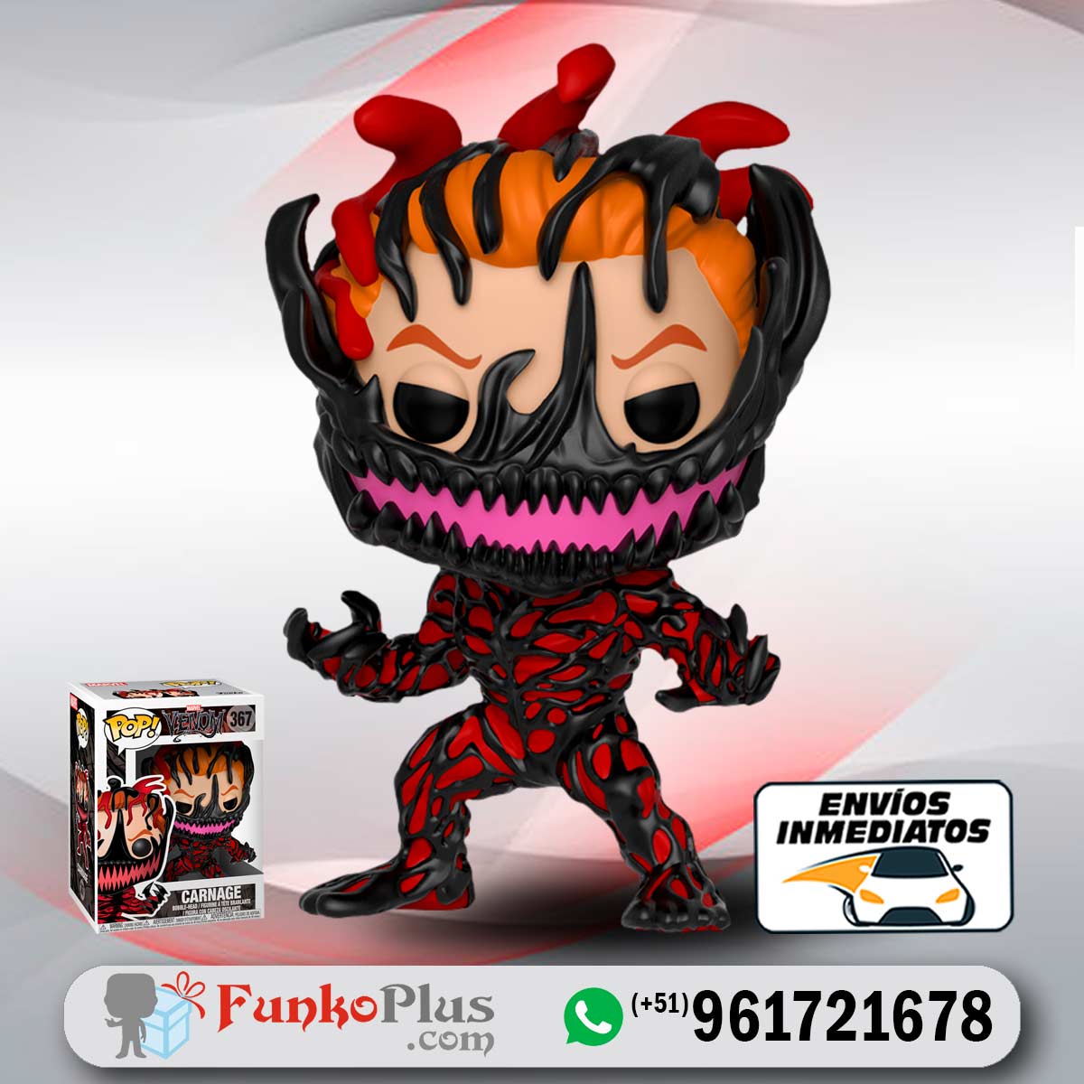 Funko Pop Marvel Venom Carnage 367