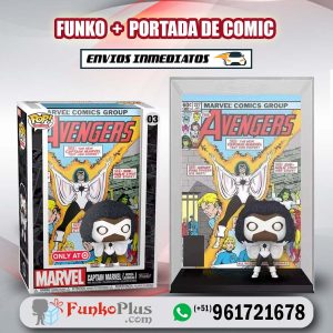 Funko Pop Comic Cover Marvel Capitana Marvel 3