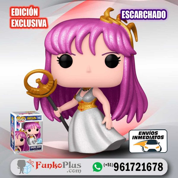Funko Pop Saint Seiya Caballeros del Zodiaco Saori Kido Escarchado