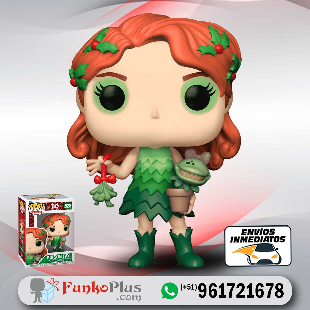 Funko Pop DC Comics Navidad Poison Ivy 528
