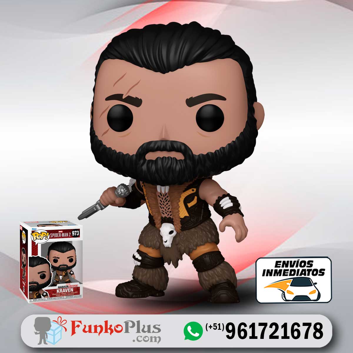 Funko Pop Marvel Spiderman Kraven 973