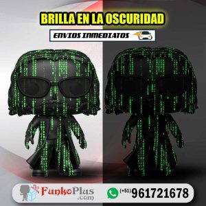 Funko Pop Matrix Neo Keanu Reeves GLOW Brilla en la oscuridad 1172