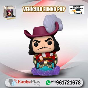 Funko Pop Ride Disney Peter Pan Capitán Garfio en vagón 109