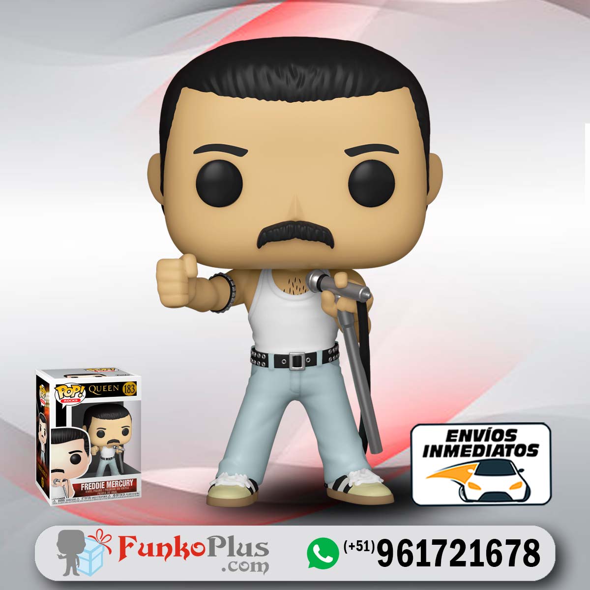 Funko Pop Queen Freddie Mercury Radio Gaga 183