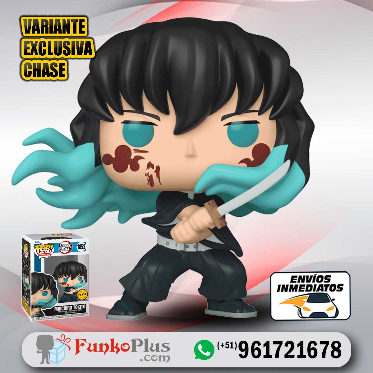 Funko Pop Demon Slayer Muichiro Tokito Chase 1853